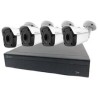 KIT UNIARCH Wifi, 4 Canali WIFI,4 Bullet Camera WIFI 2MP + HD1TB